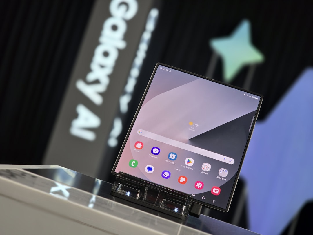 A person standing at a podium with a laptop on it